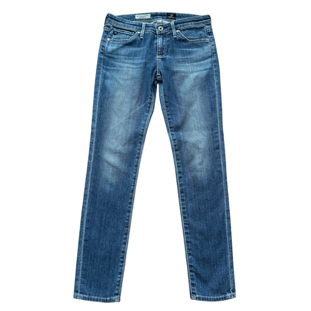 AG Adriano Goldschmied The Stevie Ankle Slim Straight Jeans Stretch Denim 25R